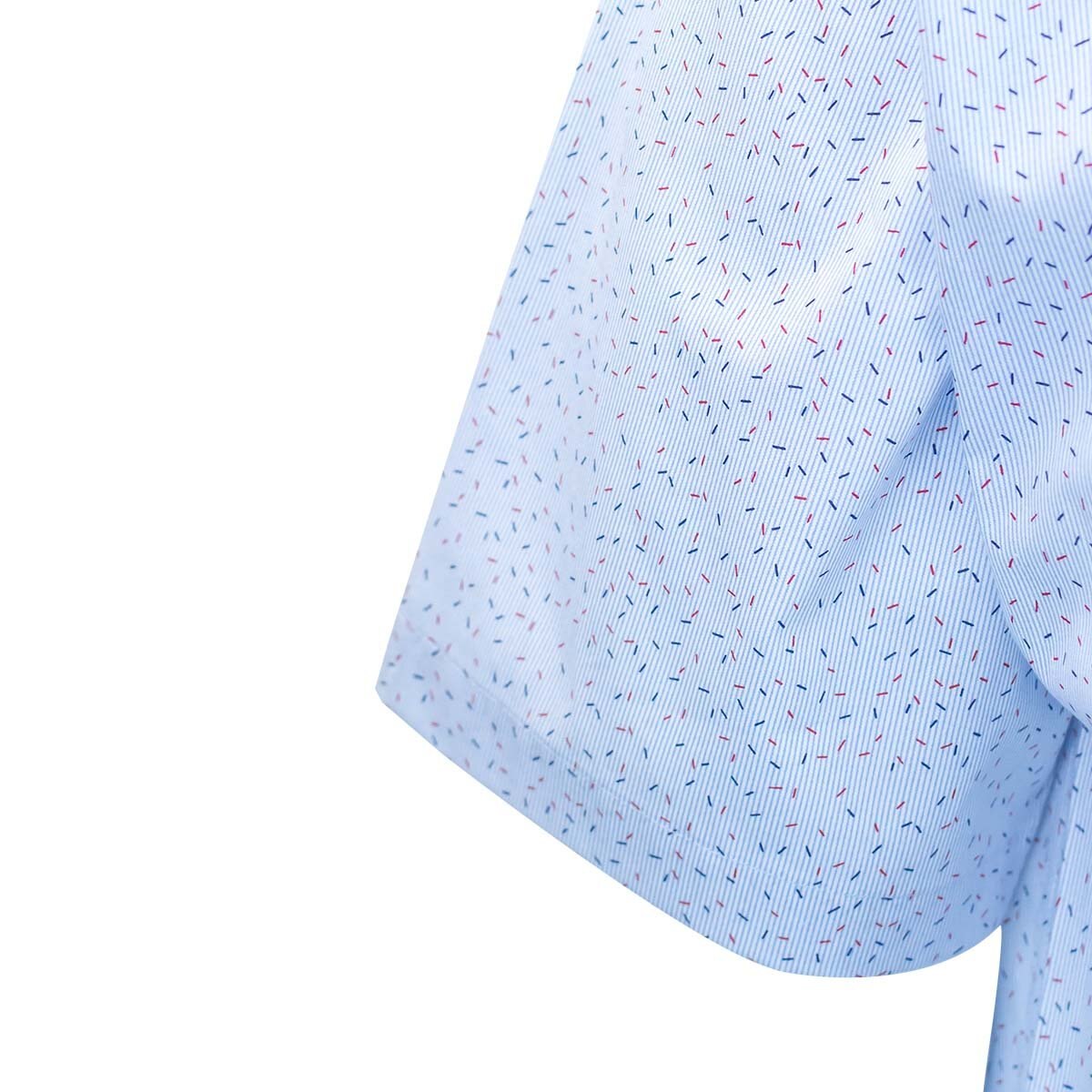 Camisa Manga Corta Estampada Azul Axis para Caballero