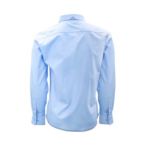 Camisa Manga Larga con Vivos Azul Axis para Caballero
