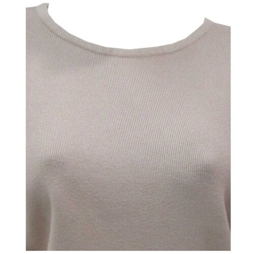 Blusa para Mujer Beige Tejida Manga Corta Va Va Boom