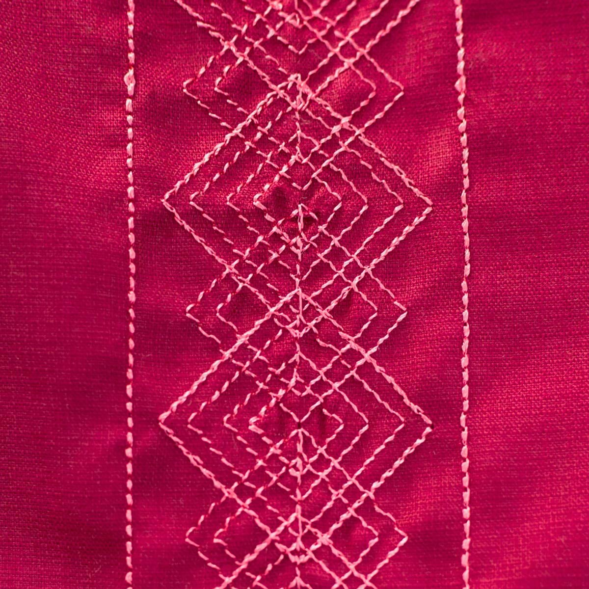 Camisa Manga Larga Cuello Mao Rojo Obscuro Axis para Caballero