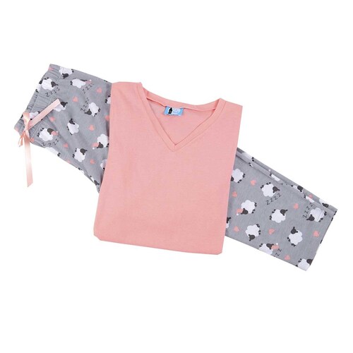 Pijama para Dama con Estampado de Borregos la Nuit