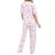 Pijama Chiffon Playera Y Pantalon Intime Lingerie para Dama