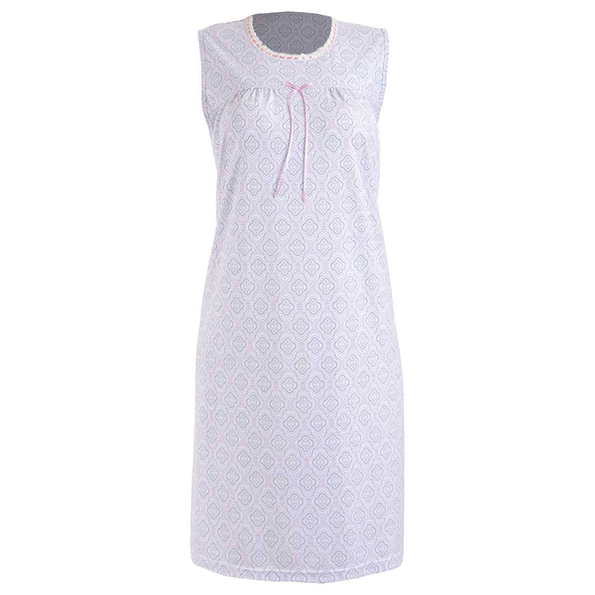 Vestidos de chiffon con escote ilusión y mangas cap Rosa Chicle