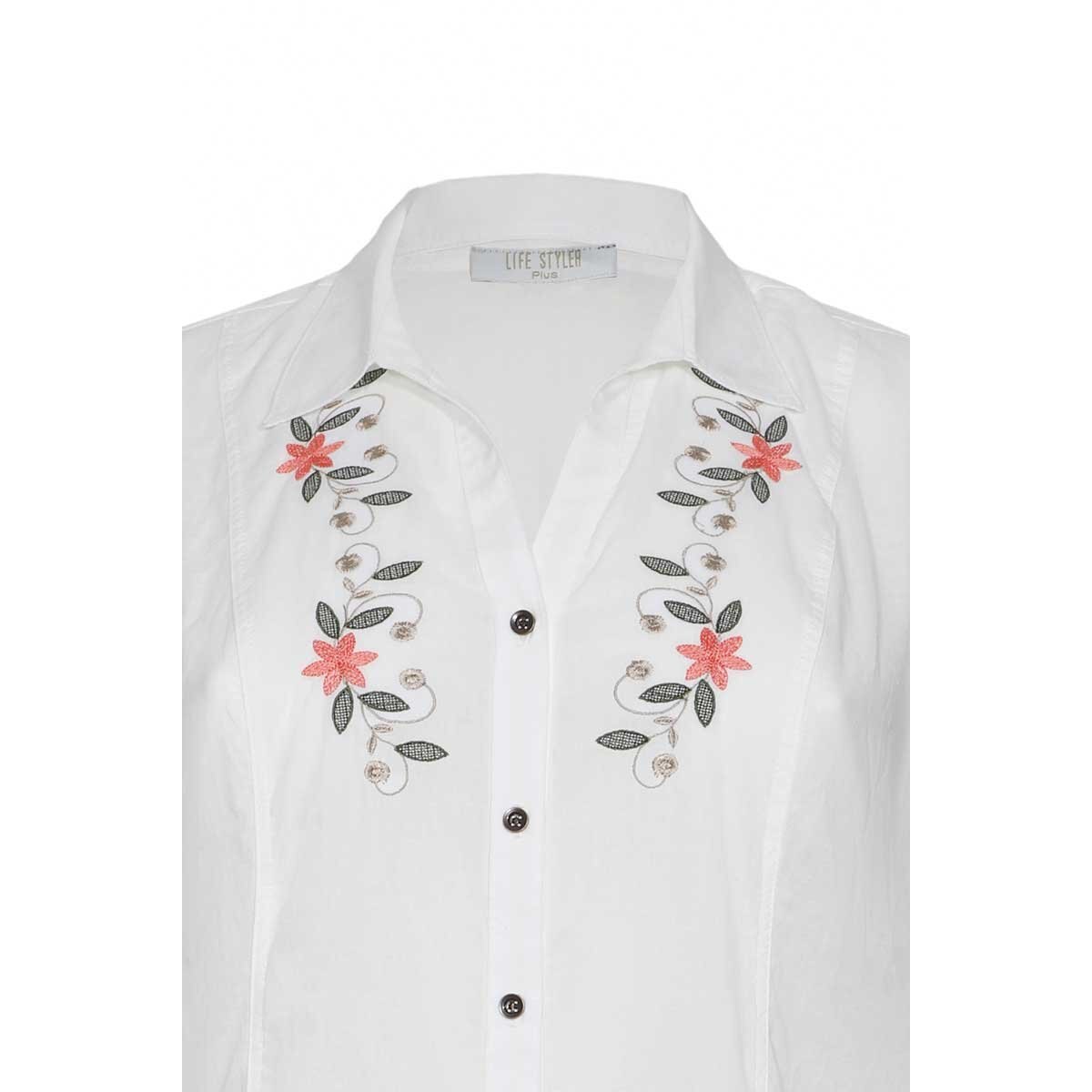 blusas con cuello sport