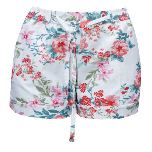 Short Estampado Flores con Jareta Kitana para Dama