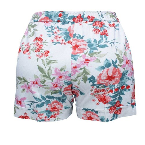 Short Estampado Flores con Jareta Kitana para Dama