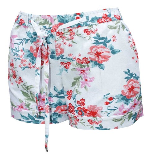 Short Estampado Flores con Jareta Kitana para Dama