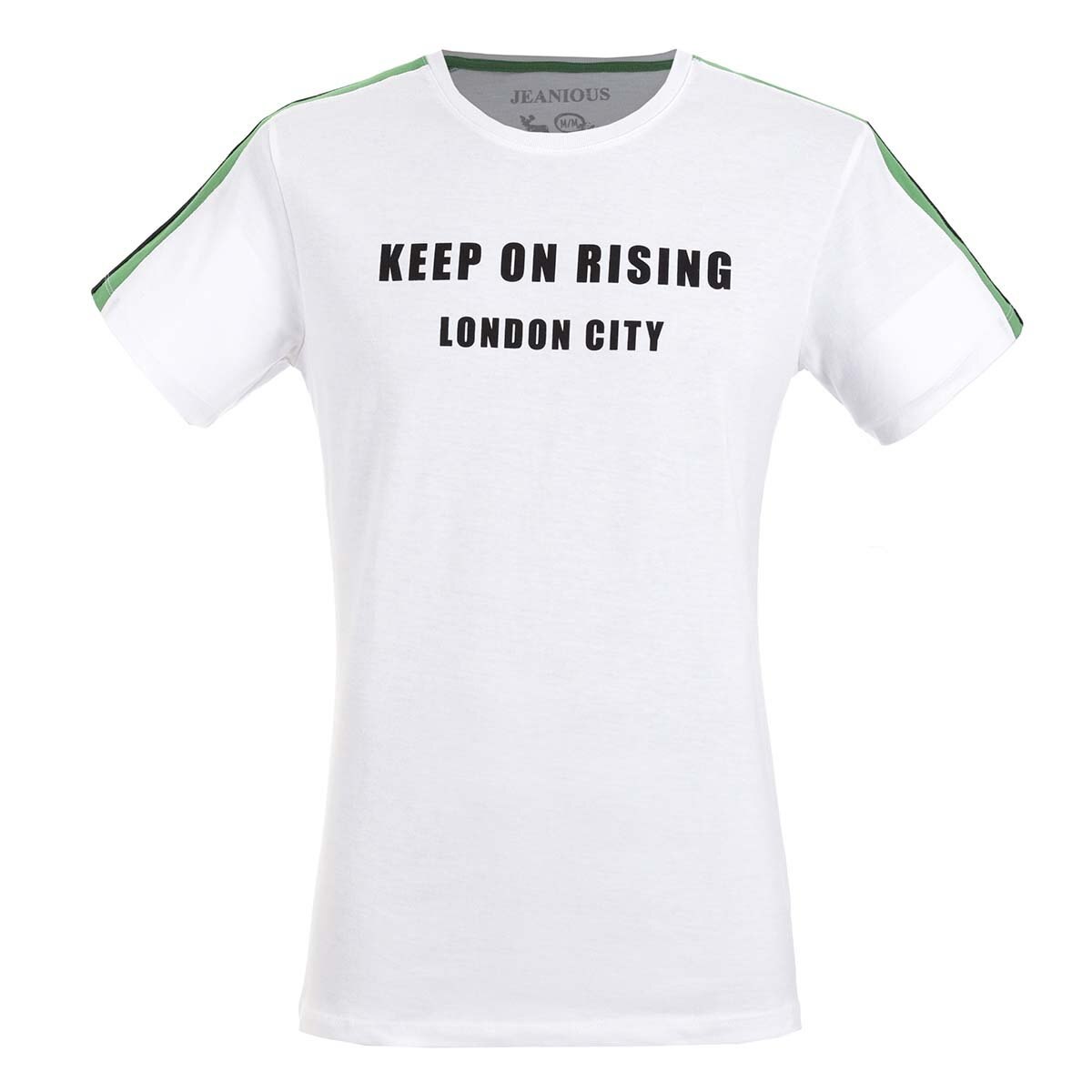 Playera Blanca Jeanious para Caballero