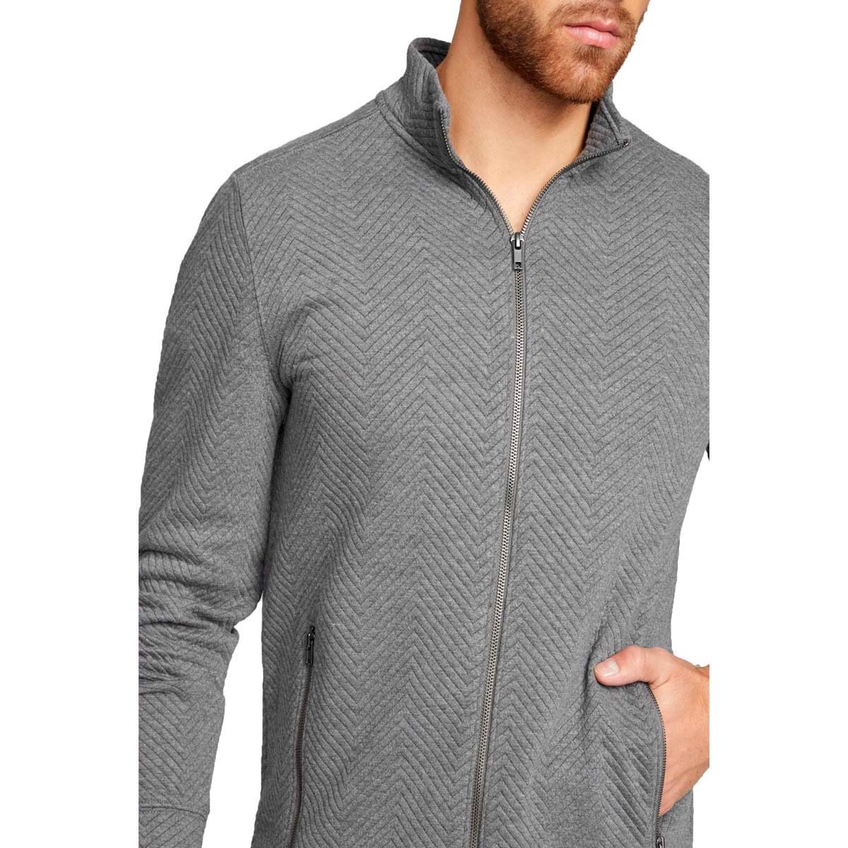 Suéter Gris con Cierre G By Guess para Caballero