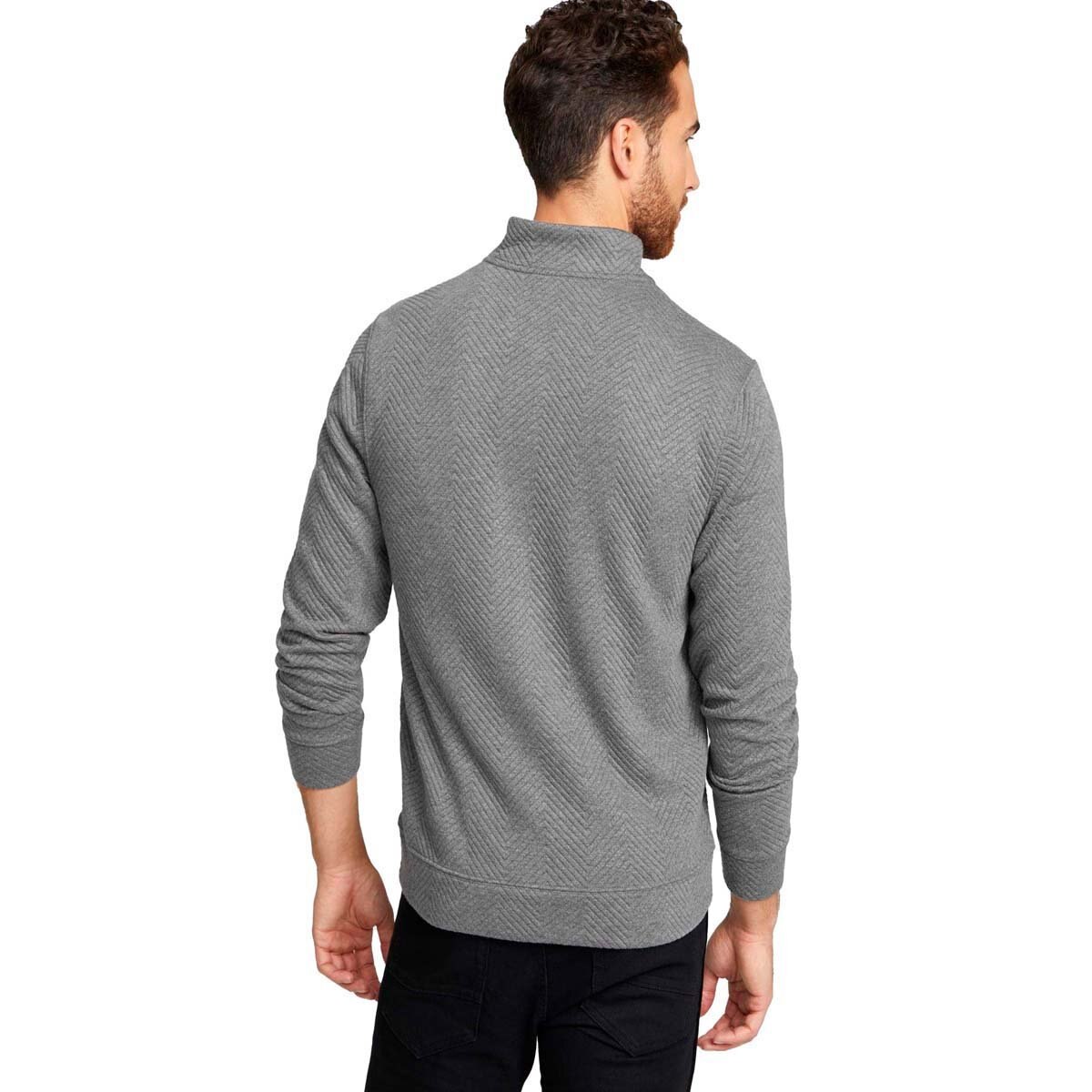Suéter Gris con Cierre G By Guess para Caballero