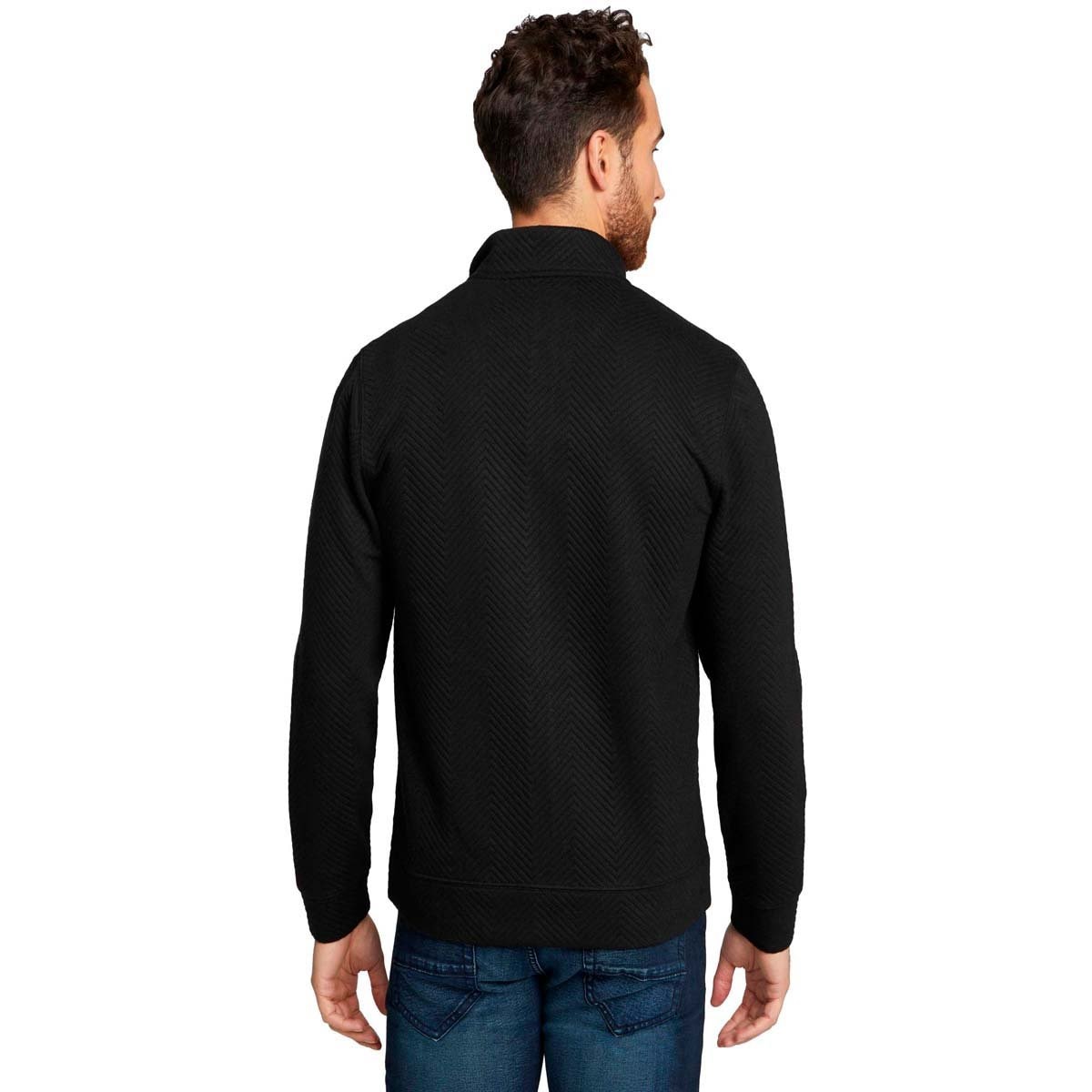 Suéter Negro con Cierre G By Guess para Caballero