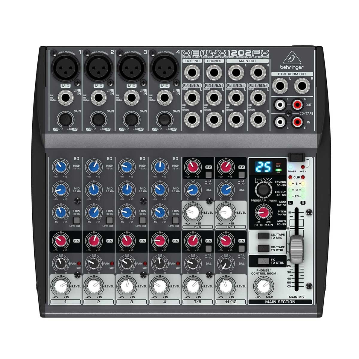 Mezcladora Mod. 1202Fx Behringer