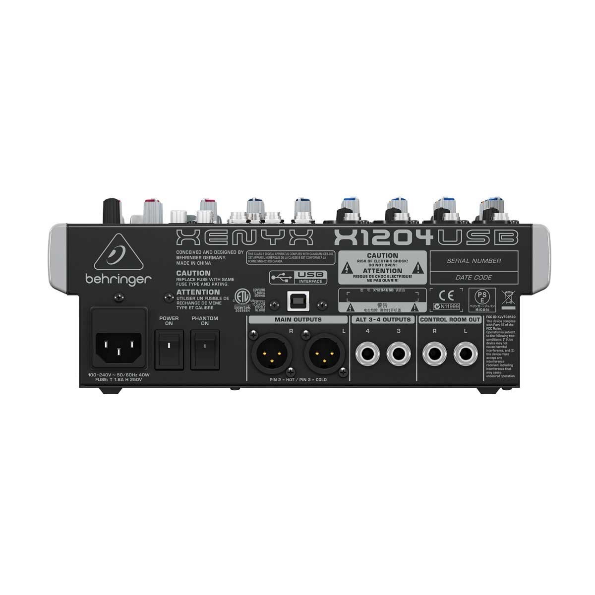 Mezcladora Mod. X1204Usb Behringer