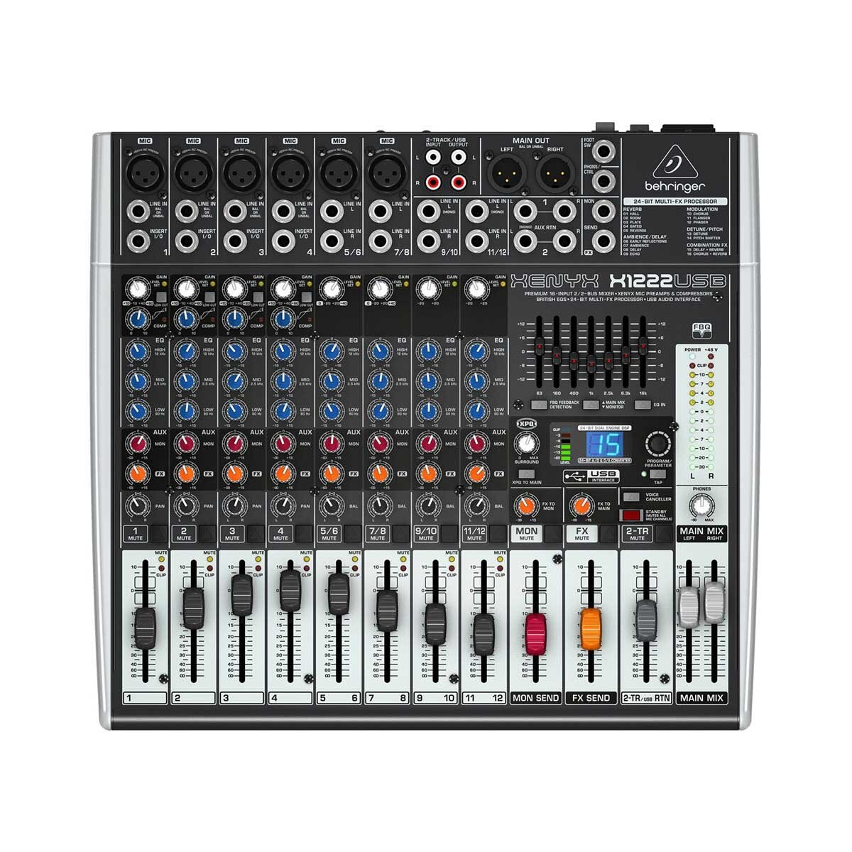 Mezcladora Mod. X1222Usb Behringer
