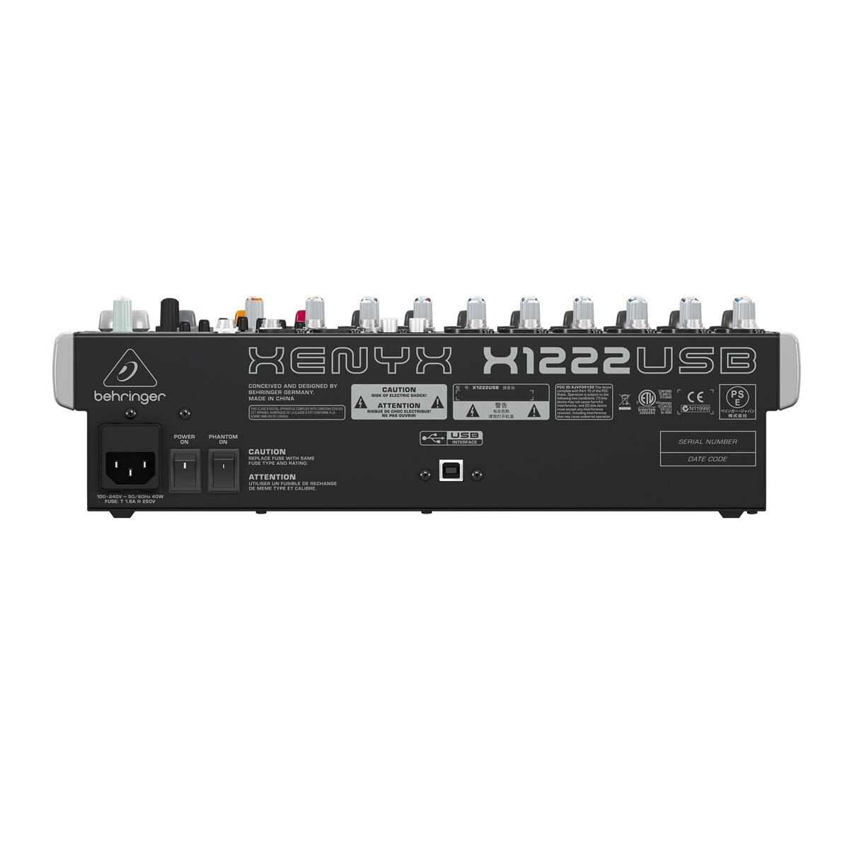 Mezcladora Mod. X1222Usb Behringer