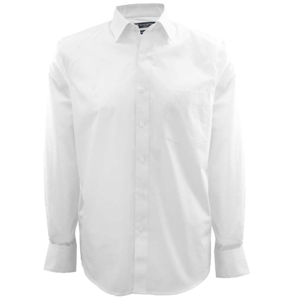 Camisa de Vestir Regular con Cuello Ajustable Manchester para Caballero
