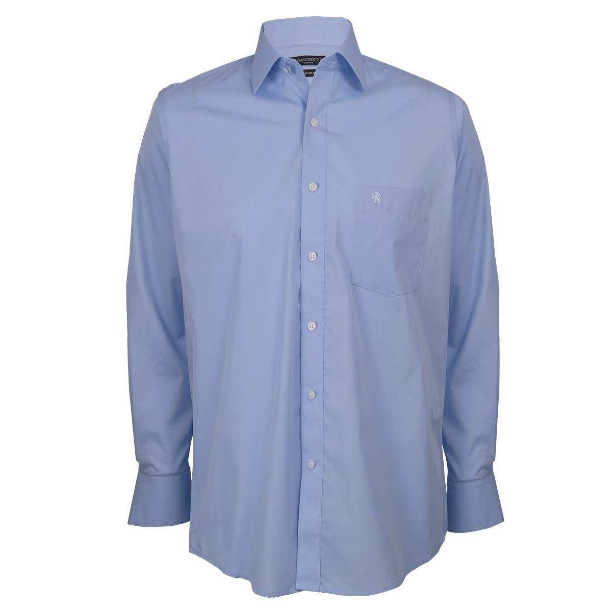 Download Camisa de vestir regular con cuello ajustable manchester para caballero - Sears