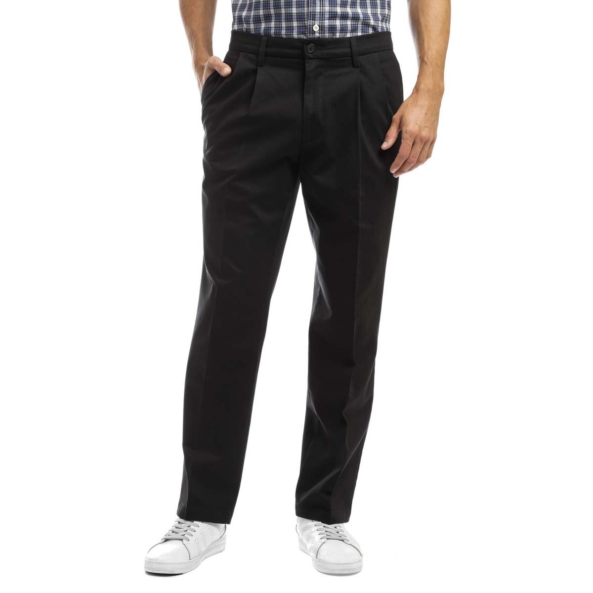 Dockers Pantalones Cuadros Pantalón Stretch Negro Dockers Para Hombre
