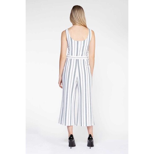 Jumpsuit a Rayas para Mujer Black Tape