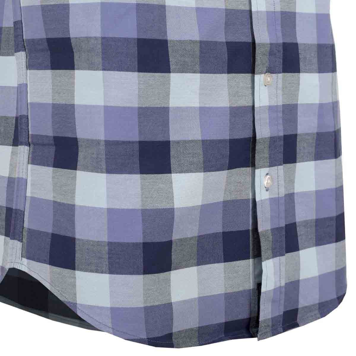 Camisa Manga Corta de Cuadros Jeanious para Caballero