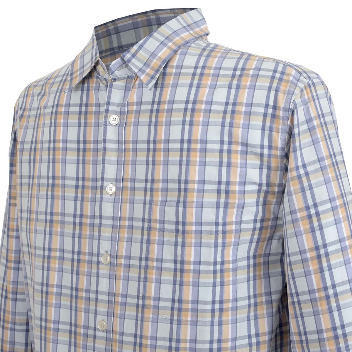 Camisa Manga Larga Azul J. Opus para Caballero