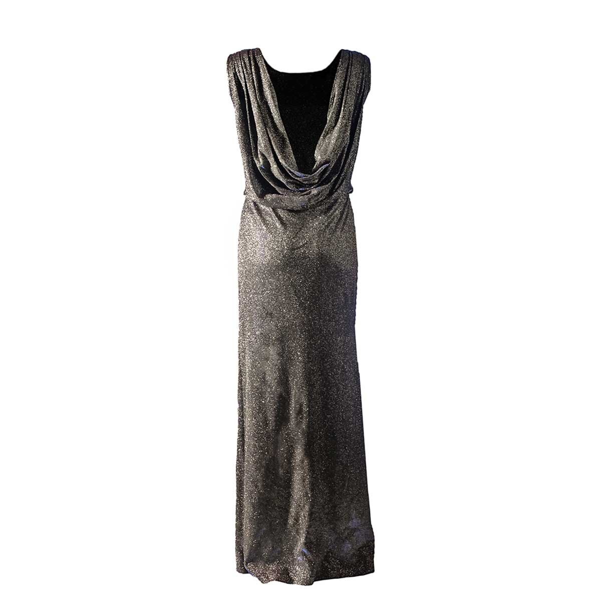 Vestido Brillante Largo Sin Mangas Tehfi