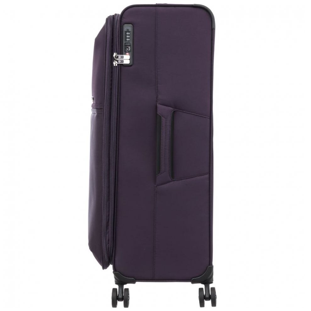 Maleta vertical morada de 28\