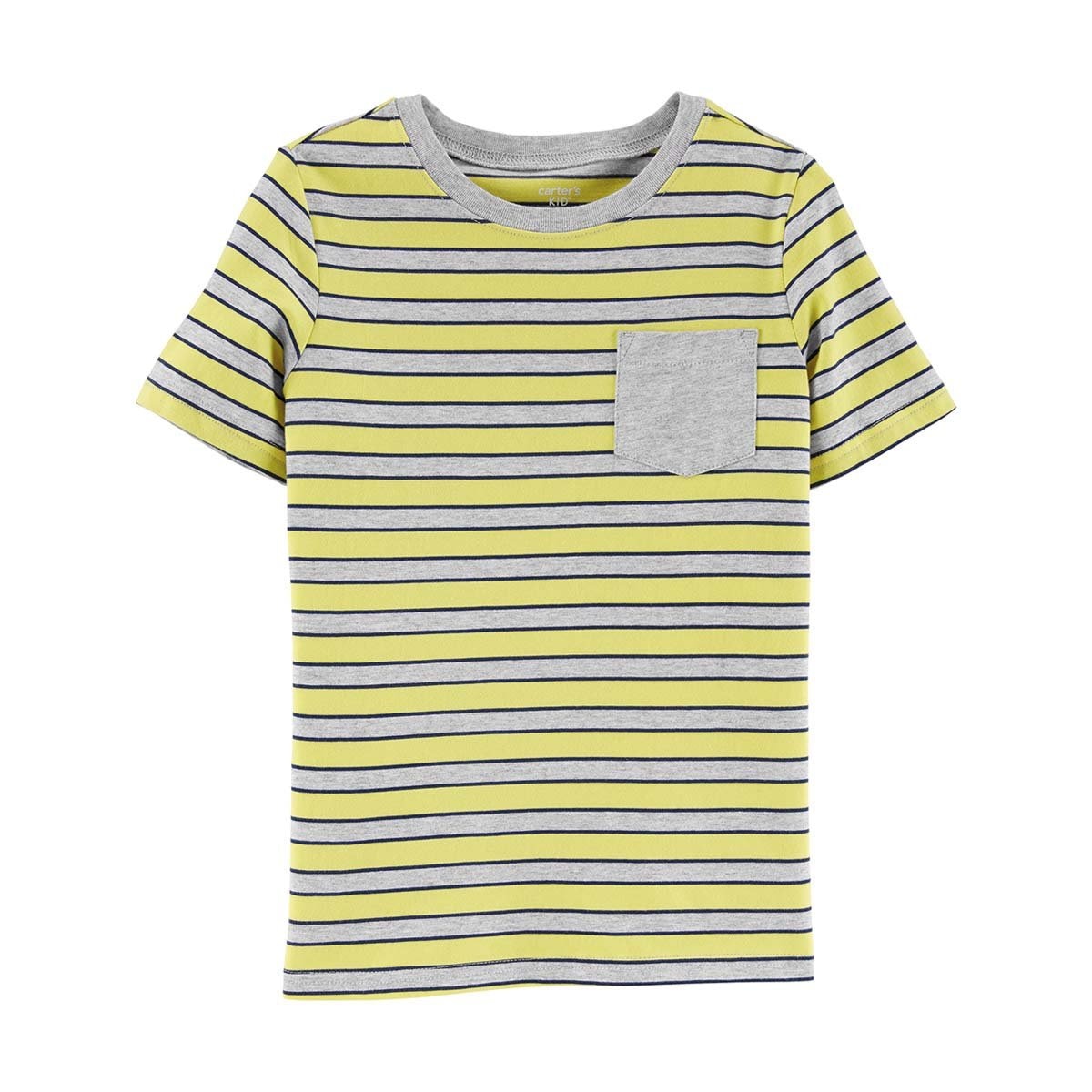 Playera Amarilla de Rayas Carters para Niño