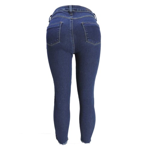 Jeans Skinny con Desgaste Jeans Beronna para Mujer