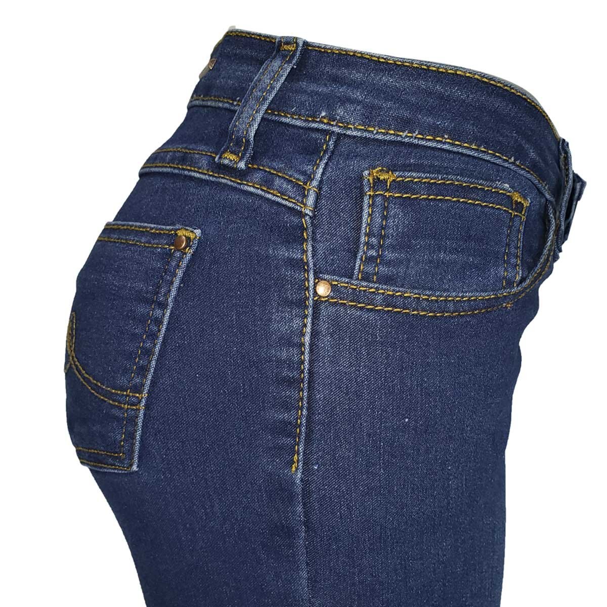 Jeans Skinny con Desgaste Jeans Beronna para Dama