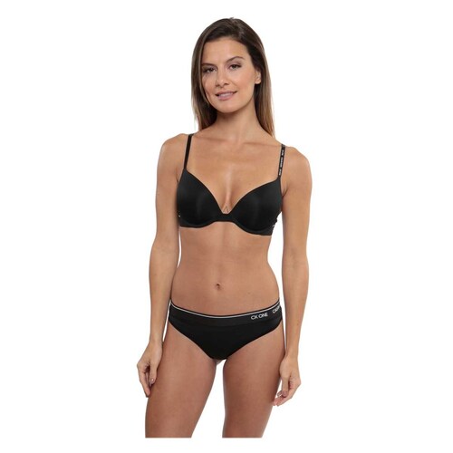 Tanga  Negra Lisa Calvin Klein