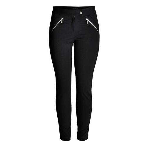 Legging con Cierres Negro Marsel para Mujer