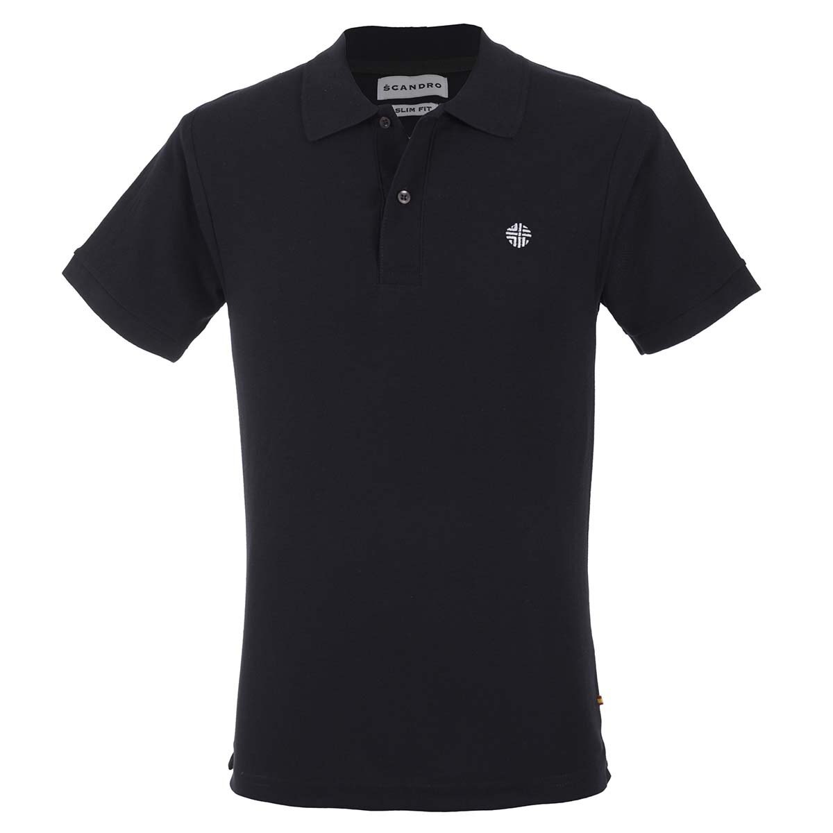 Playera Tipo Polo Azul Obscuro Scandro para Caballero