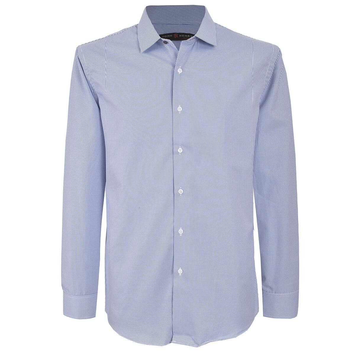 Camisa Azul John Henry para Caballero