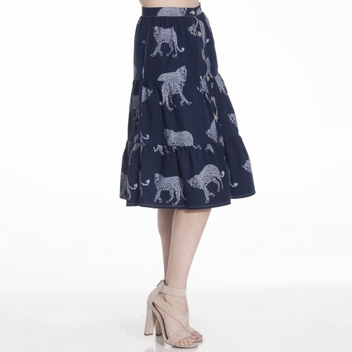 Falda Estampada Sbh By Sarah Bustani para Dama