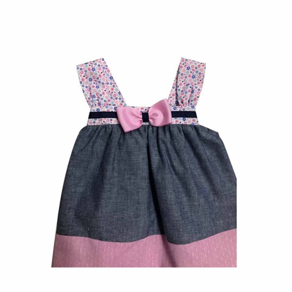 Vestido con Bloques de Colores Coccolato para Bebé