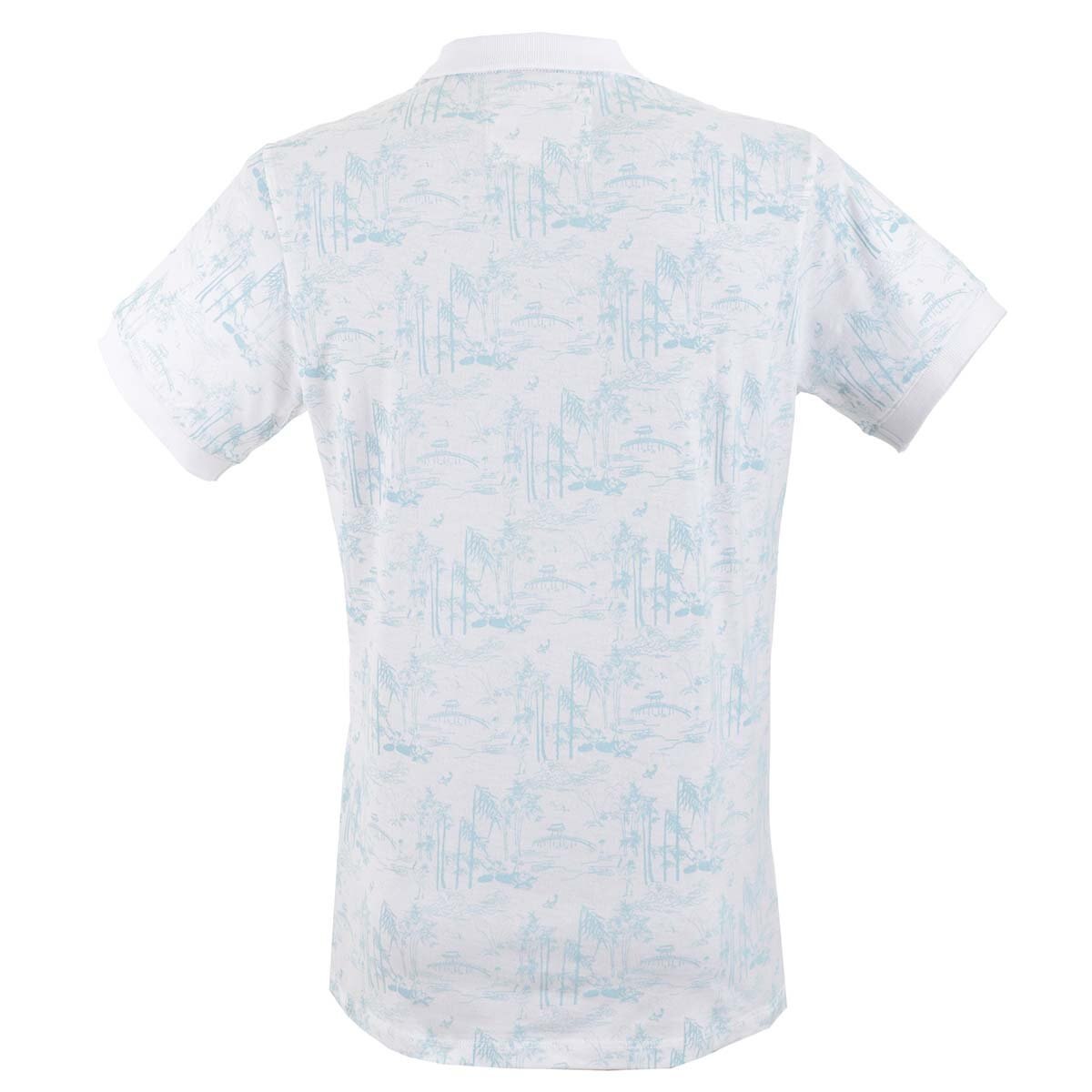 Polo Blanca Manga Corta Fukka para Caballero