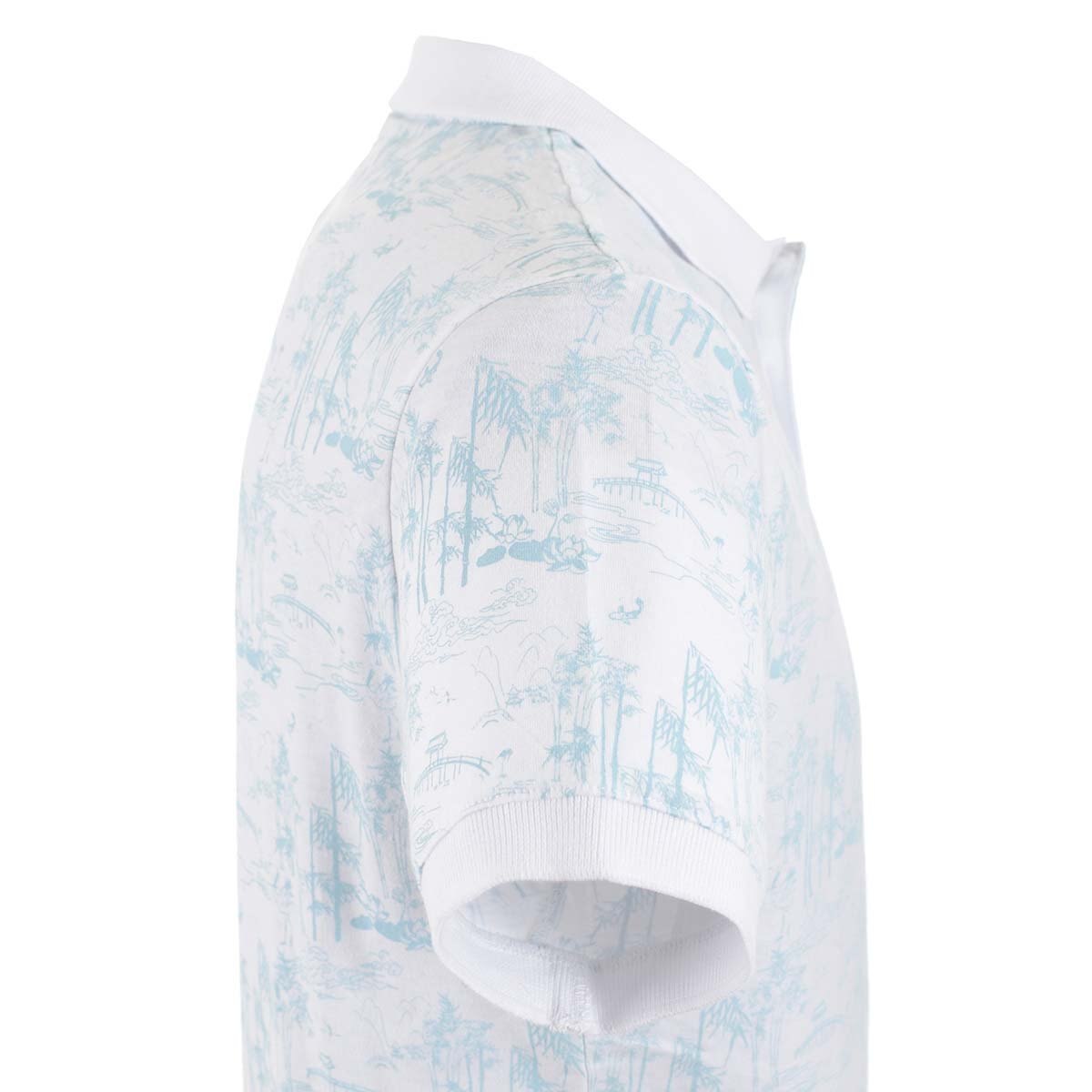 Polo Blanca Manga Corta Fukka para Caballero