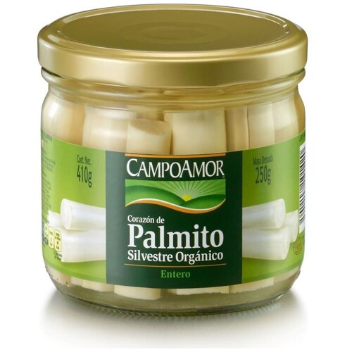 Campoamor Palmito Entero Tarro 410 Grs Campoamor