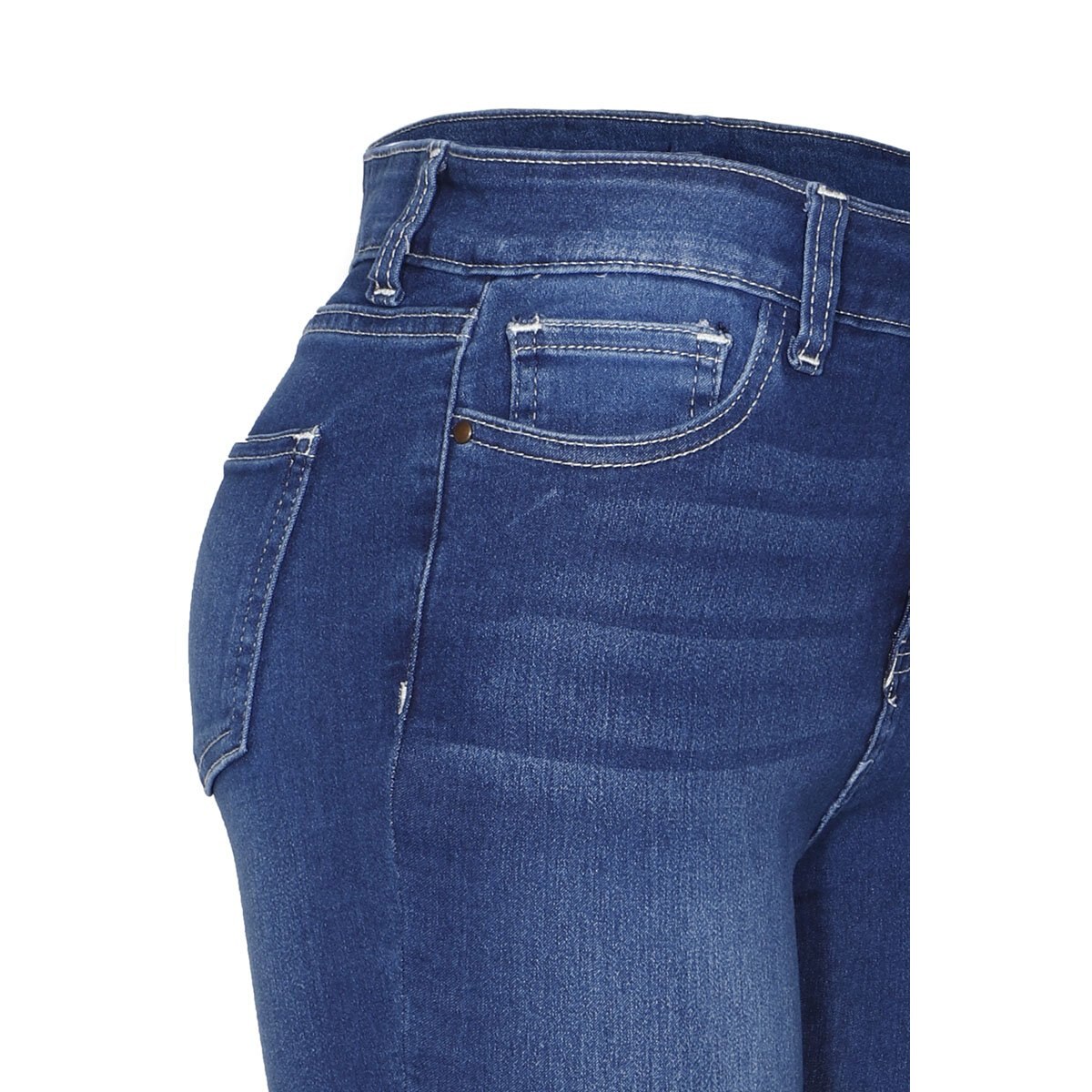Pantalon Mezclilla Skinny Costura Contraste The Blue Revolution Para Dama Sears