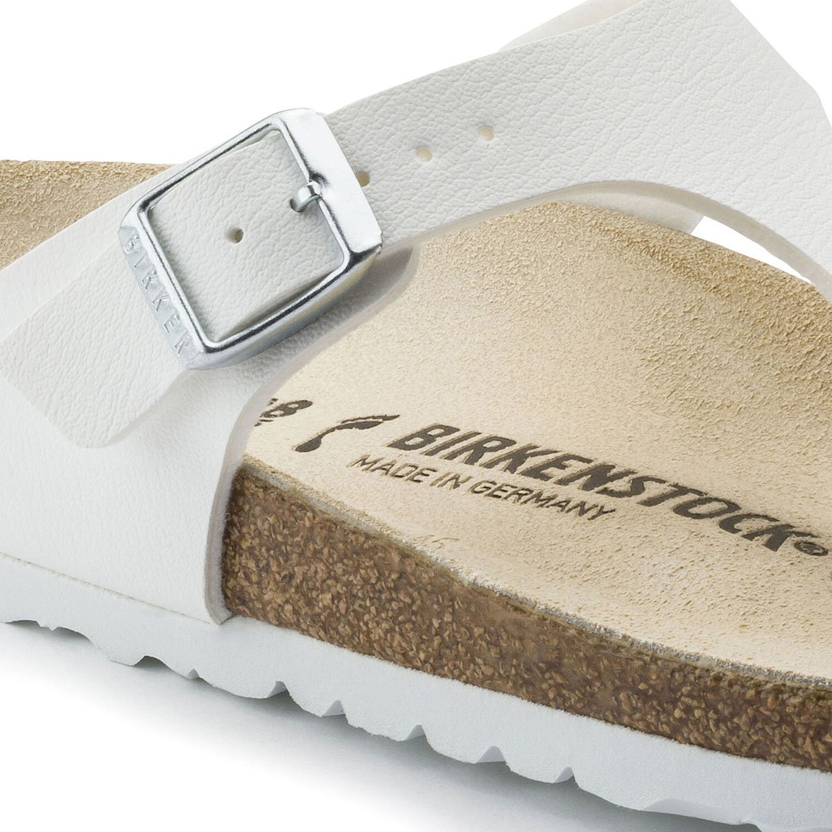Sandalia Gizeh Pata de Gallo Blanco Birkenstock