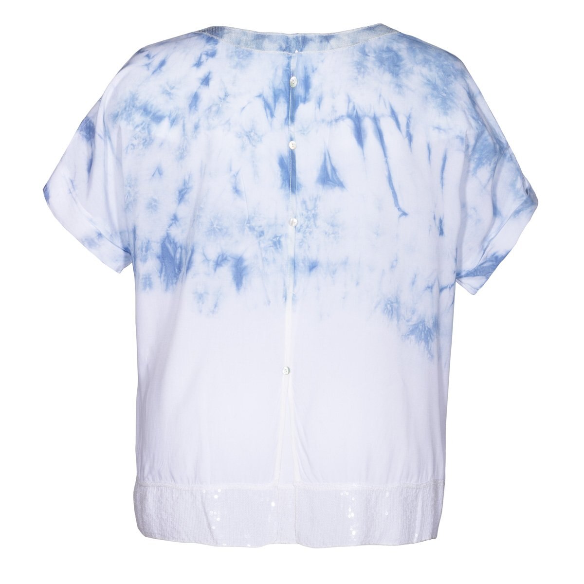 Blusa para Dama Cuello Redondo Manga Corta Studio si