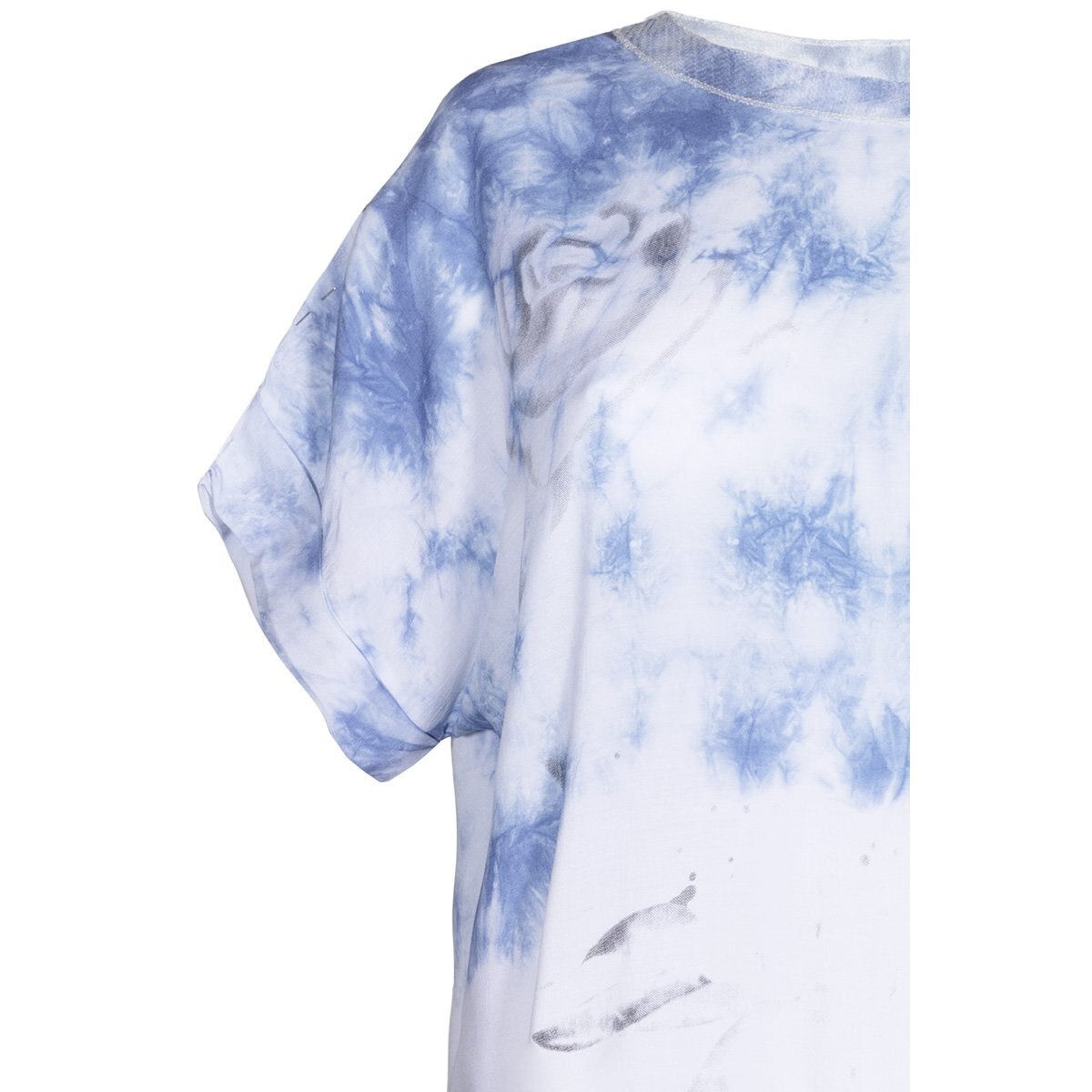 Blusa para Dama Cuello Redondo Manga Corta Studio si