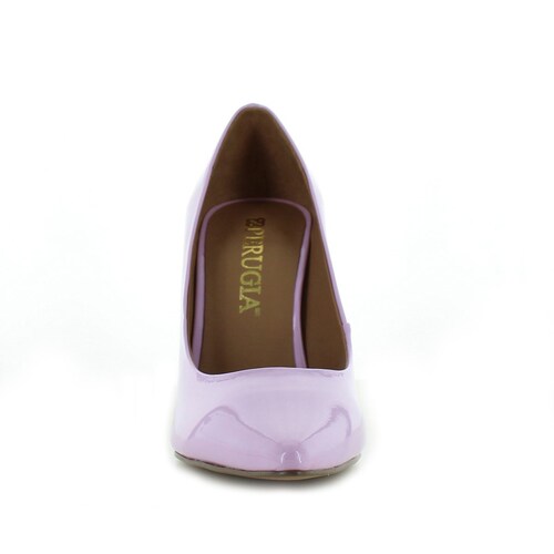 Zapatilla de Charol Lila Y Tacón Perugia