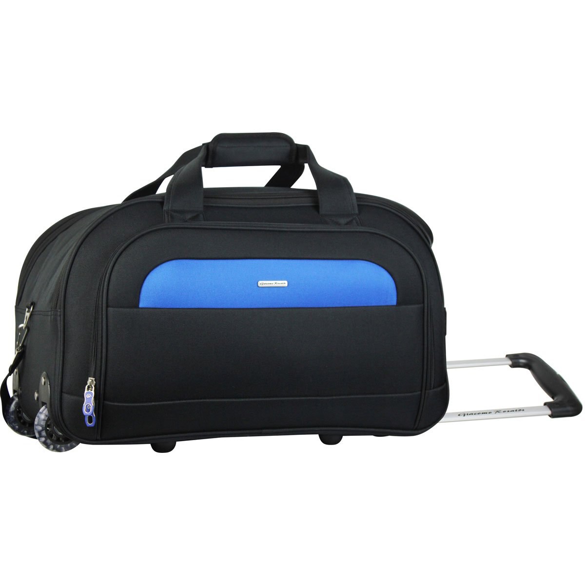 Maleta Rodante Duffle Negra de 23" Giacomo Rosaldi