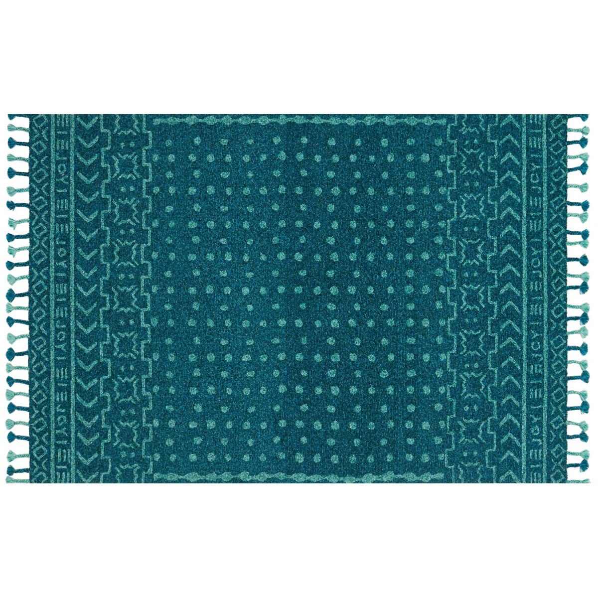 Tapete Decorativo 150X230 Turqueza Loloi