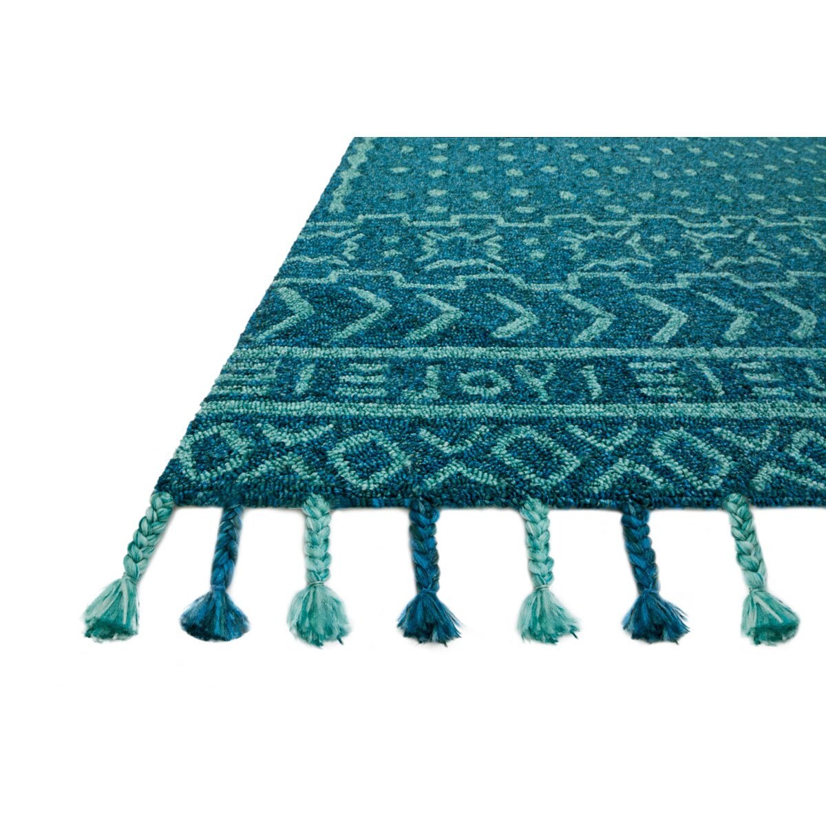 Tapete Decorativo 150X230 Turqueza Loloi