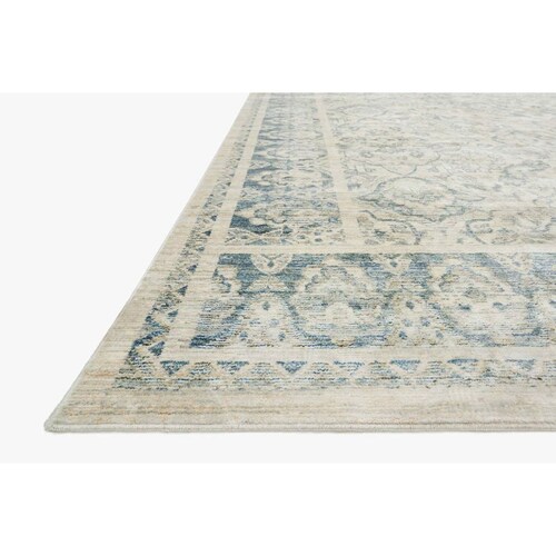 Tapete Decorativo 150X230 Marfil Azul Loloi