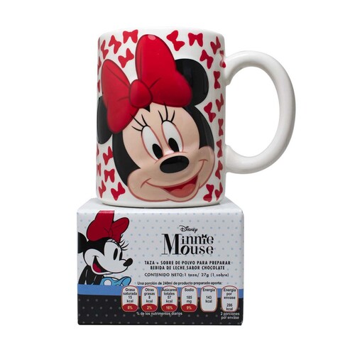 Taza Realce Mickey Minnie con Cocoa Disney