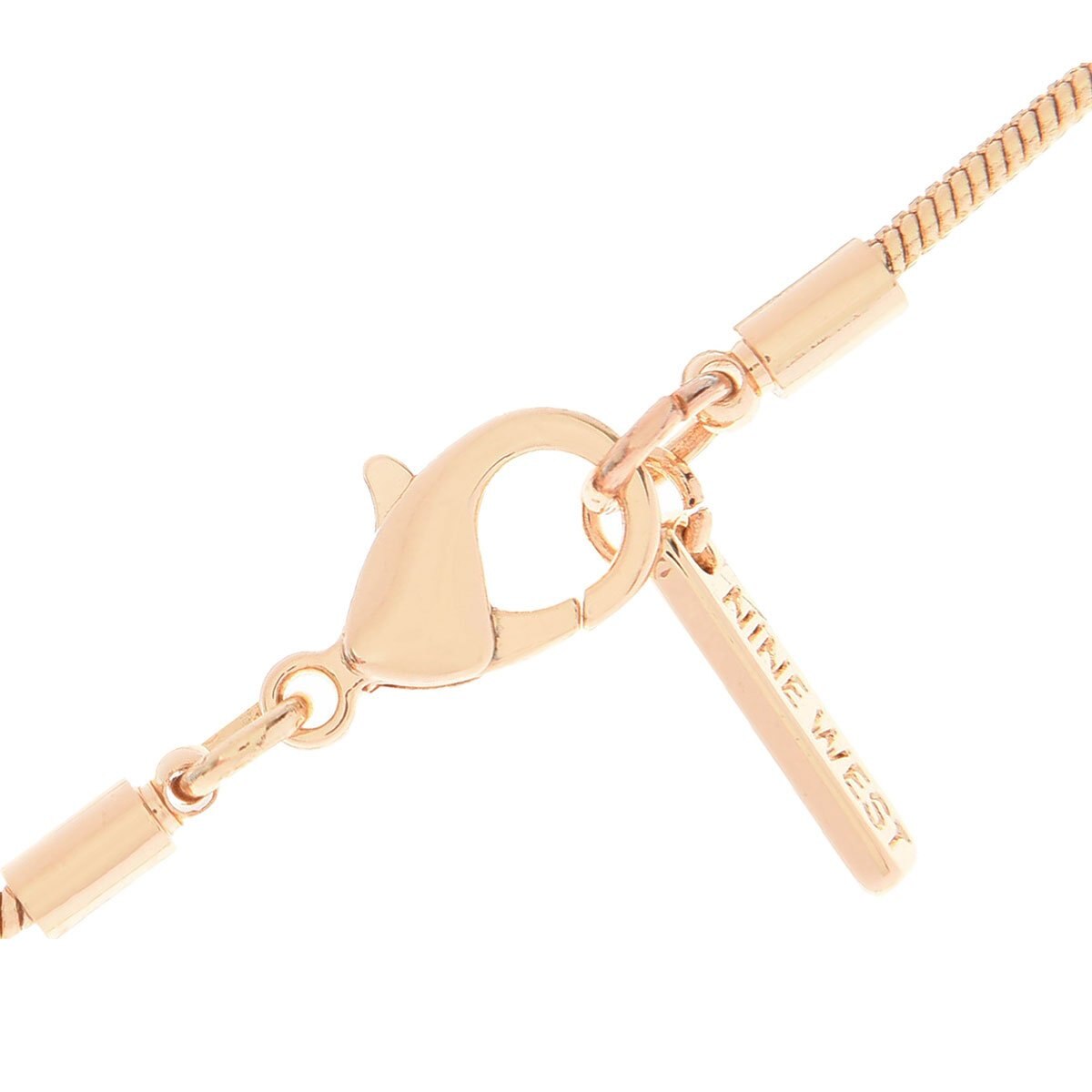 Collar Dorado Tipo Niveles con Resina Color Rojo Nine West